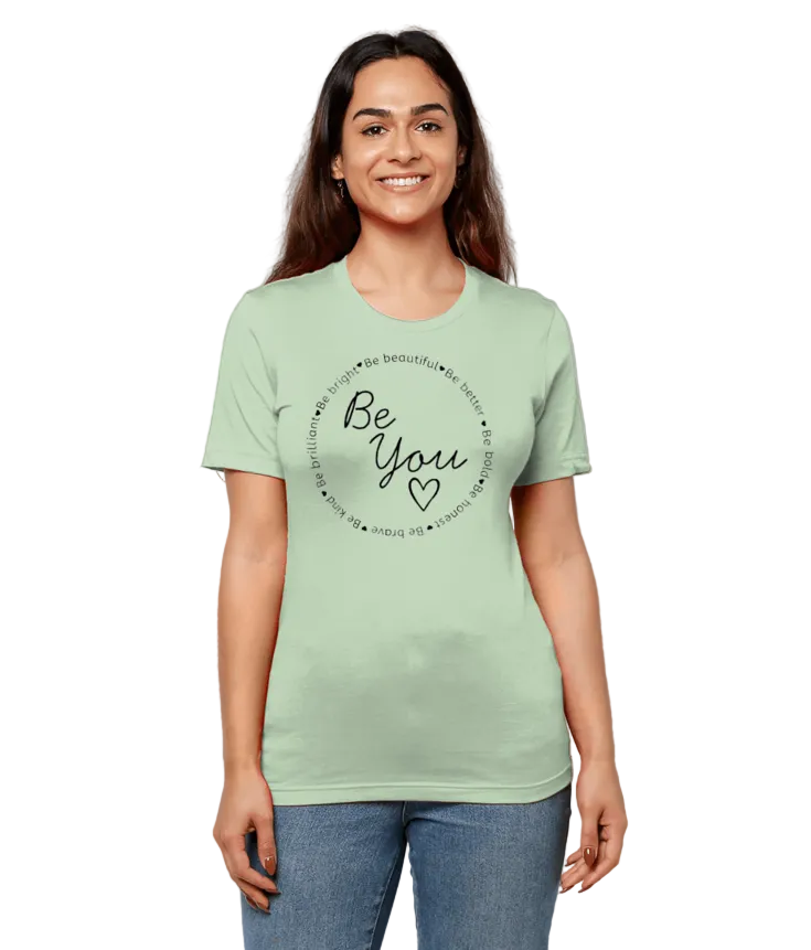 Be You logo T-Shirt - Black print