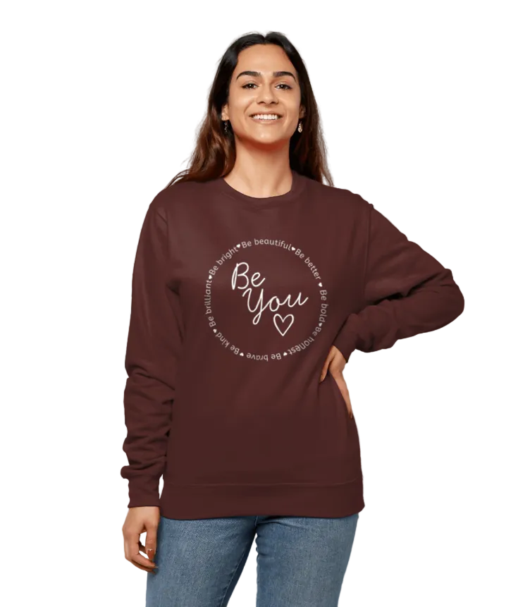Be You logo sweatshirt - White print