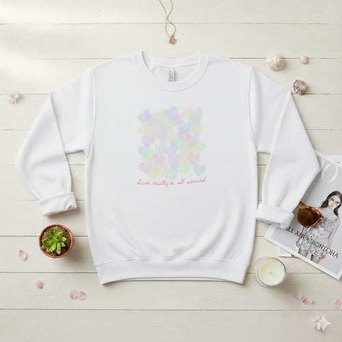 Unisex Love Confetti Sweatshirt